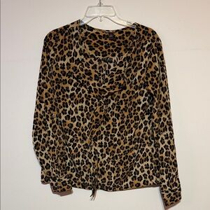 Dana Buchman Animal Print Blouse